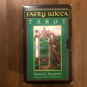 Tarot Faery Wicca Deck and book set . By Llewelyn. Rare and Beautiful